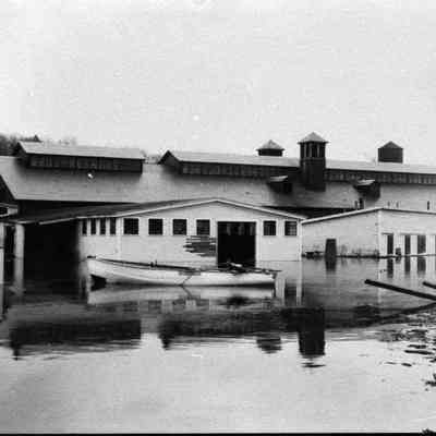 Pejepscot Paper Mill Flooded