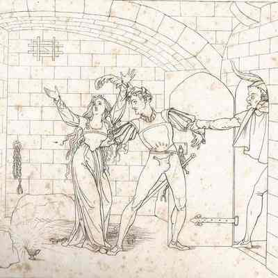 Figures in Prison Cell