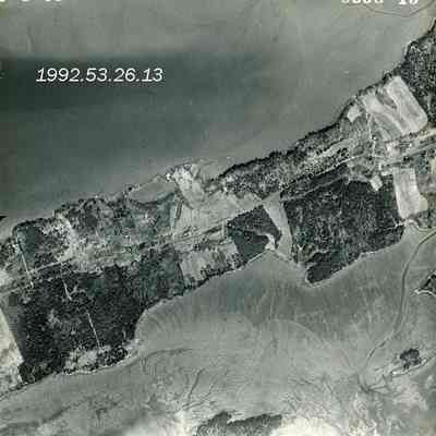 An aerial photo of 5/4/1953
