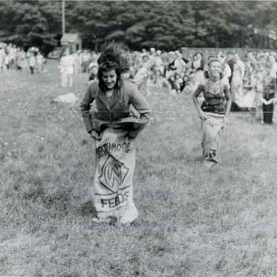 Potato Sack Race at the Verney Mill Picnic