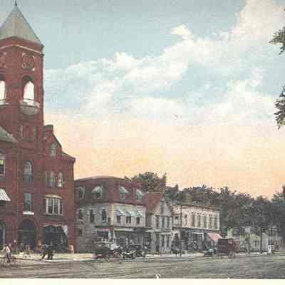 Brunswick Town Hall on Maine Street