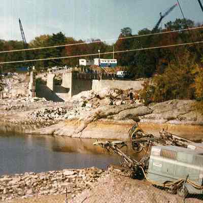 Dam Construction Site -- Topsham Side