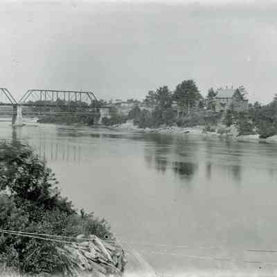 The Black Bridge over the Androscoggin