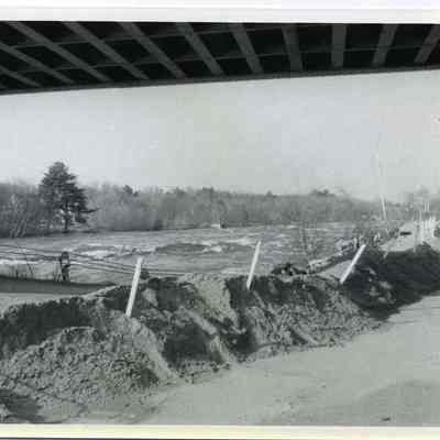 1987 Androscoggin River Flood on Mill Street, Brunswick