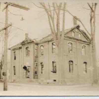 Center St School after fire