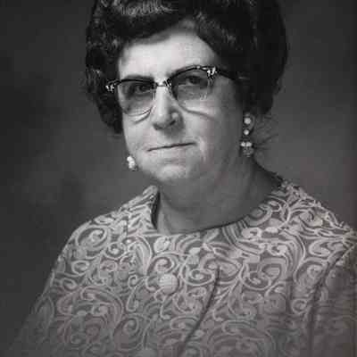 A photo view of Miss Evelyn A. Hosmer.