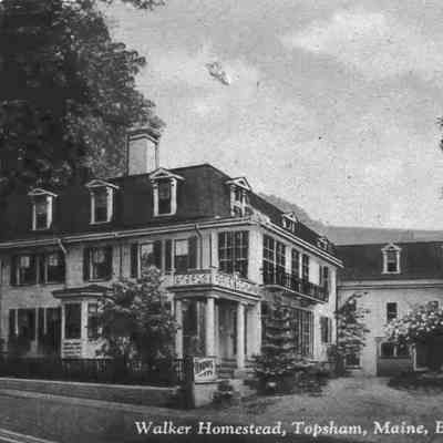"Walker Homestead, Topsham, Maine, Built 1808"