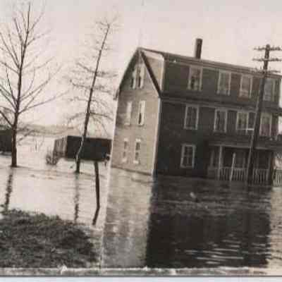Mill St during a flood