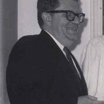A photo view of Rabbi Harry Sky. 5/6/1965.