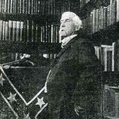 J.L. Chamberlain in study from Lewiston Journal August 1907