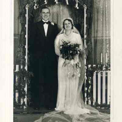 Wedding of Frank Barker and Etta Emery