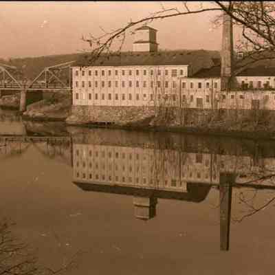 A photo view of Bowdoin Mill. 11/26/1984.