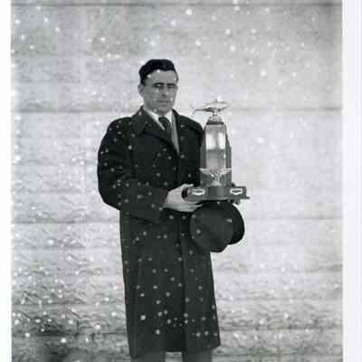 Herrick with Tuna Cup