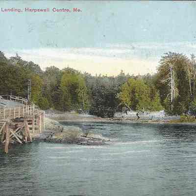 View at Boat Landing, Harpswell Centre