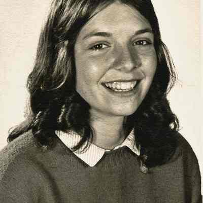 A B/W photograph of contestant #6 in the Miss Brunswick Teen Queen Pageant.