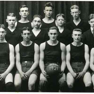 BHS Basketball Team, 1921