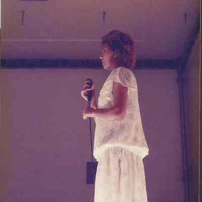 A color photograph of Ginger Smith a 1980 Teen Queen contestant.