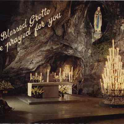 Blessed Grotto postcard