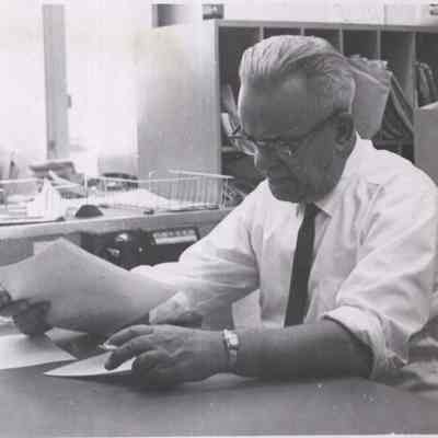 A photo view of A. J. Trueworthy.