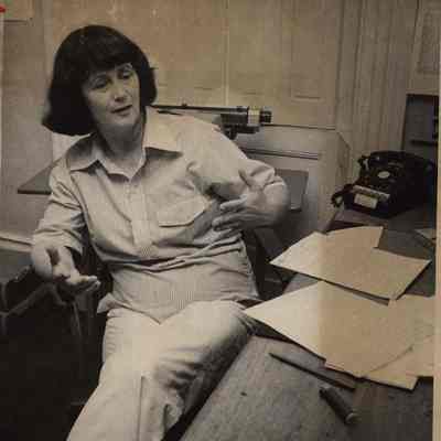 A photo view of Doris Vladimiroff. 7/25/1977.