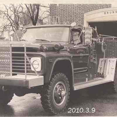 Brunswick Fire Department Tank Truck