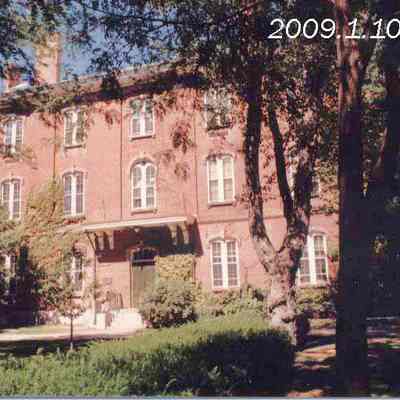 A photo of Massachusetts hall