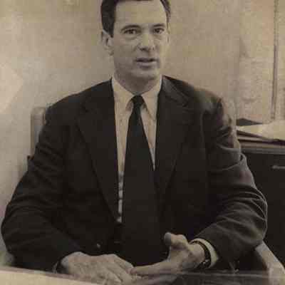A photo view of Harry Warren. 5/5/1975.