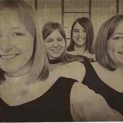 Tomko cheerleader sisters