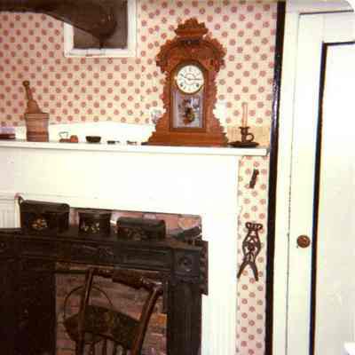 Fireplace in Stover House (?)