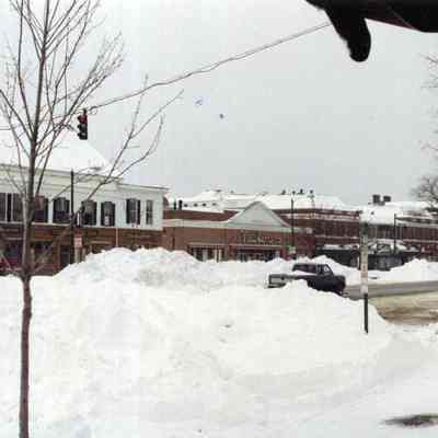 Maine Street after the Blizzard of April 1993