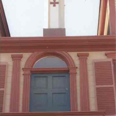 Maltese Cross on the Chamberlain House Chimney