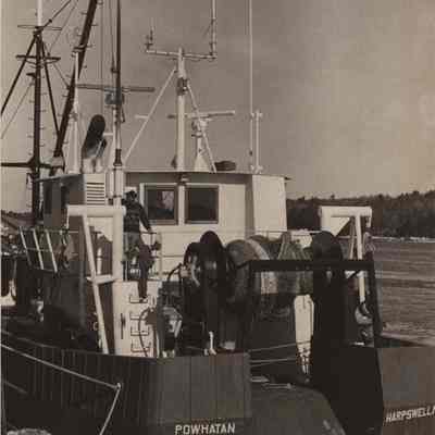 A photo view of Charlie Johnson of Harpswell. 2/15/1980.