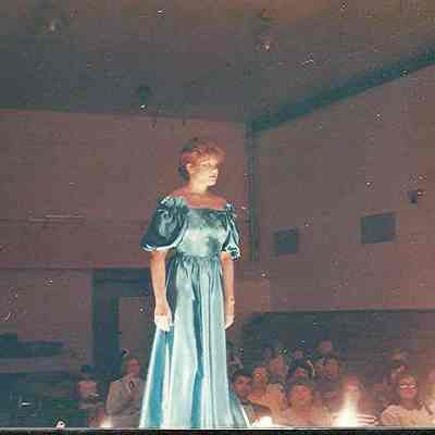 Beth Wentworth on the ramp.