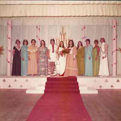 The newly elected Brunswick Teen Queen Phyllis Gaudreau