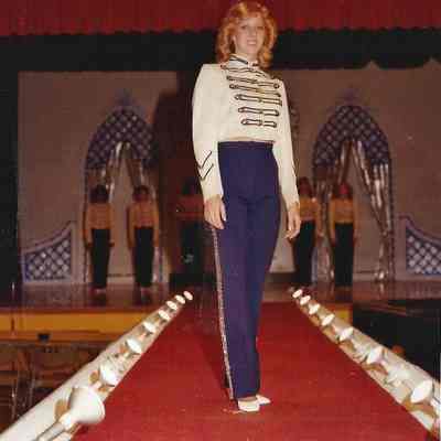 A color photograph of contestant #5 Collette Evrard .