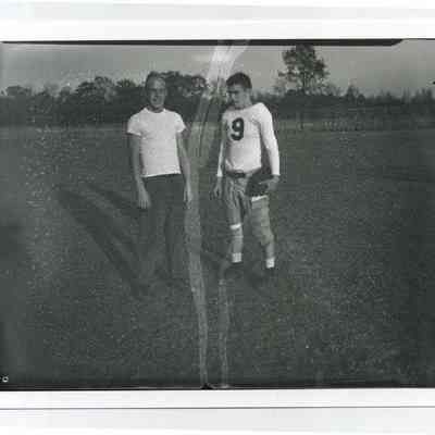 BHS Football Coach Tucker and John Engerski