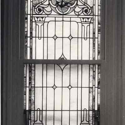 Stained Glass Window at the United Methodist Church