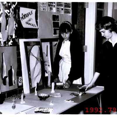 Brunswick Junior High Art Class Display