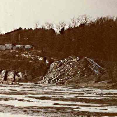 Construction on Androscoggin River