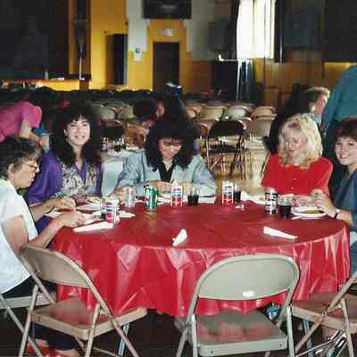 June Burke, Heather May, Rossana Chin, Michelle Bergquist and Jodie McKenna