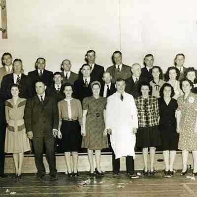 Verney Mill Employees at Christmas Party