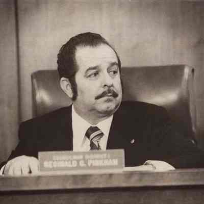 A photo view of Reginald G. Pinkham. 1/2/1979.