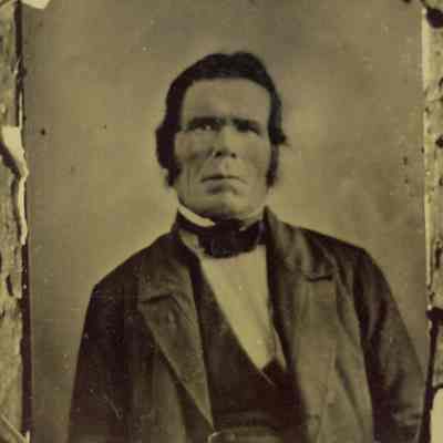 A tintype of Owen Woodside.