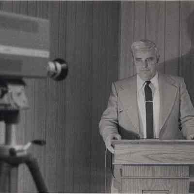 A photo view of Capt. William Hunter. 9/8/1978.