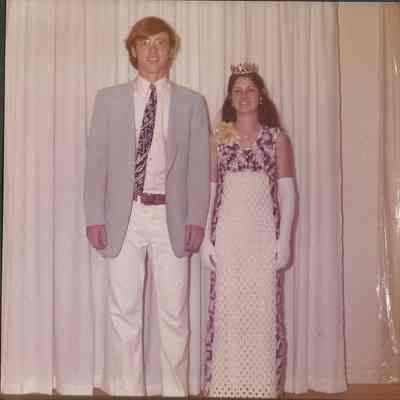 Brunswick Teen Queen Althea Kinney and her escort Scott Walker
