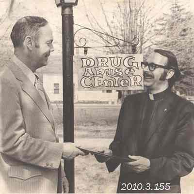 Reverend Walter Gaudreau and Dr. Donald E. Cowing