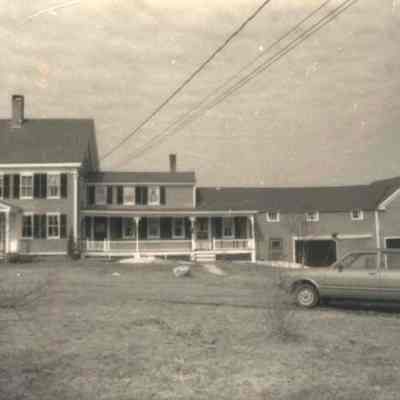 Last house before the Bowdoin line on the Meadow Road, Topsham