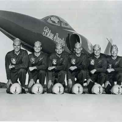 A photo of the Blue Angel pilots.