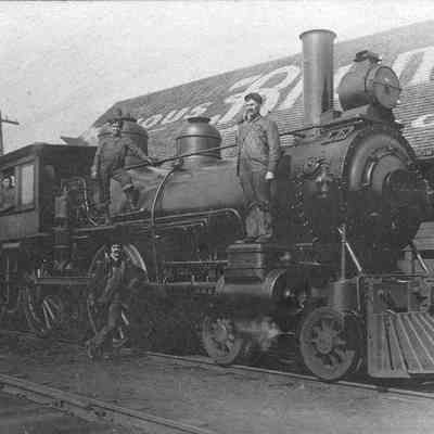 Men on Locomotive