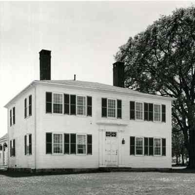 A photo of the Abijah Stover House.